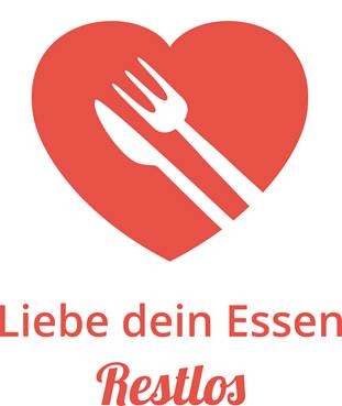 Enlarged view: Liebe dien Essen Restlos logo
