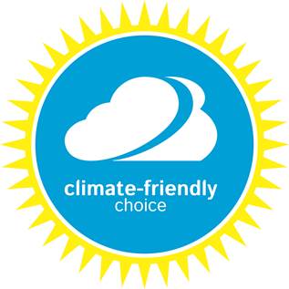 Enlarged view: climate-friendly choice logo