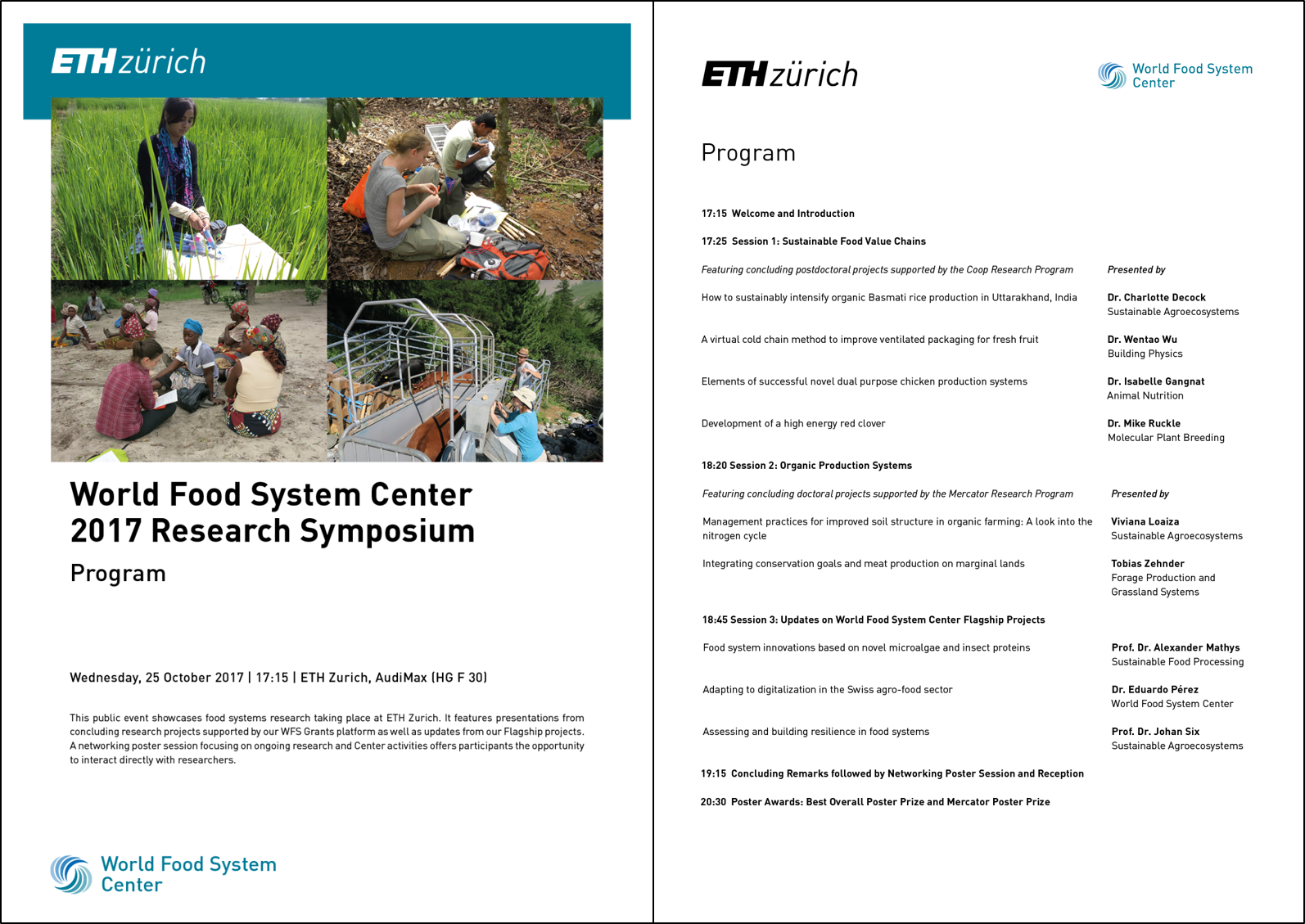 Enlarged view: WFSC Symposium Program